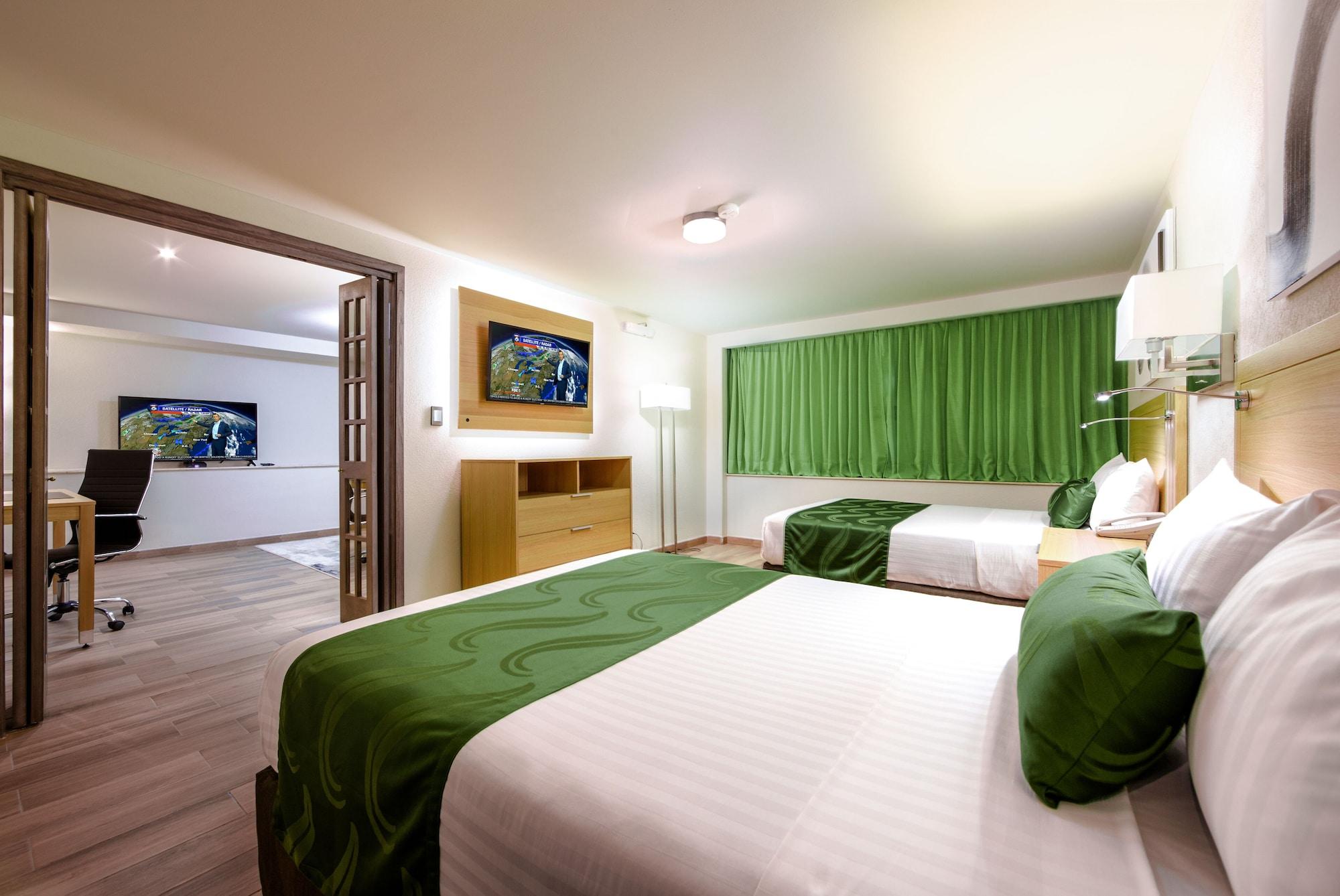 La Joya Pachuca Hotel Eksteriør billede A typical hotel room