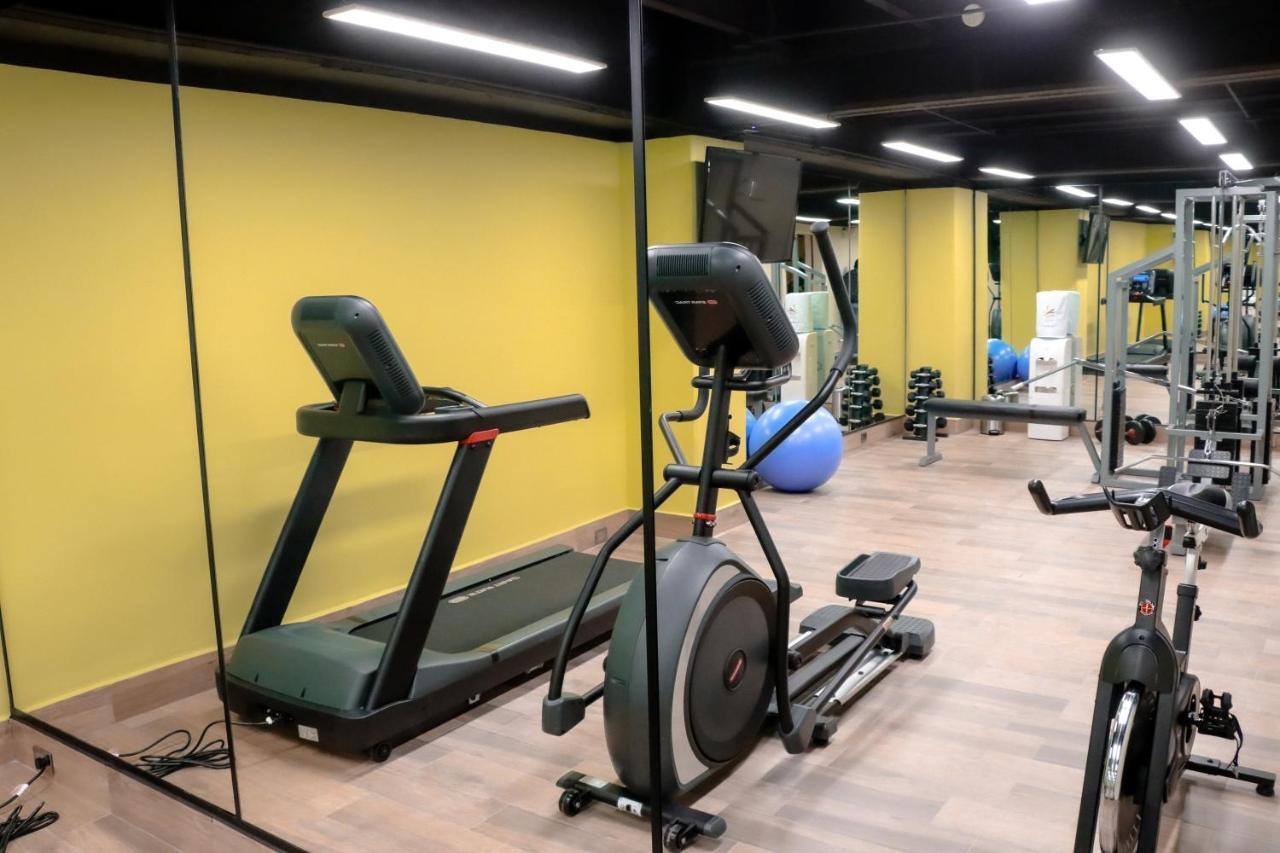 La Joya Pachuca Hotel Eksteriør billede A gym in a hotel